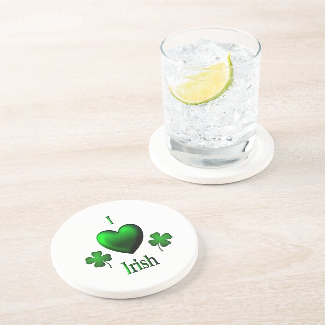 I Heart Irish Coaster (Side)