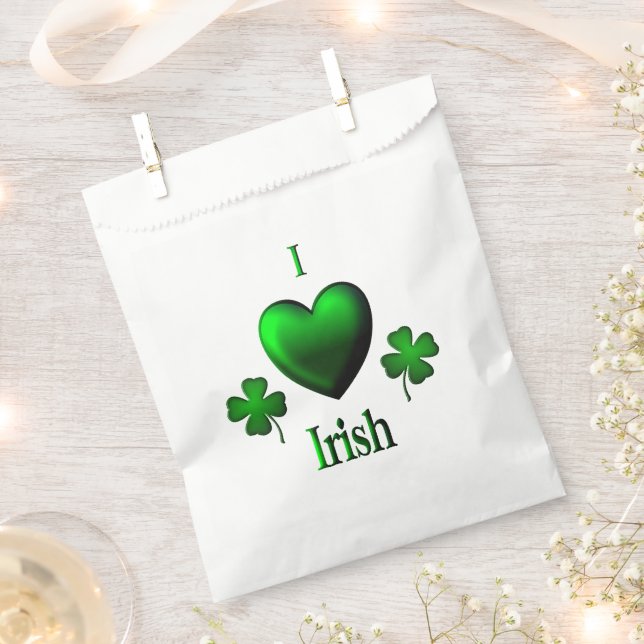 I Heart Irish Favour Bags (Clipped)