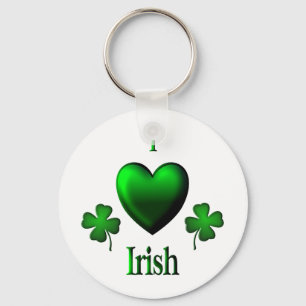 I Heart Irish Key Ring