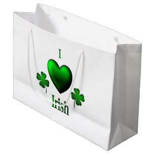 I Heart Irish Large Gift Bag