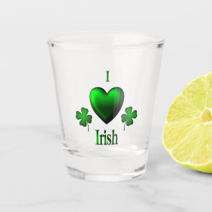 I Heart Irish Shot Glass