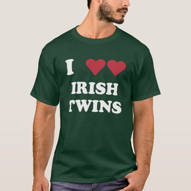 I "HEART" IRISH TWINS T-Shirt (Front)
