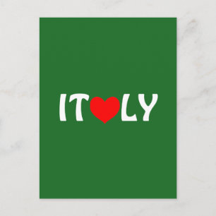 I Heart Italy Postcard