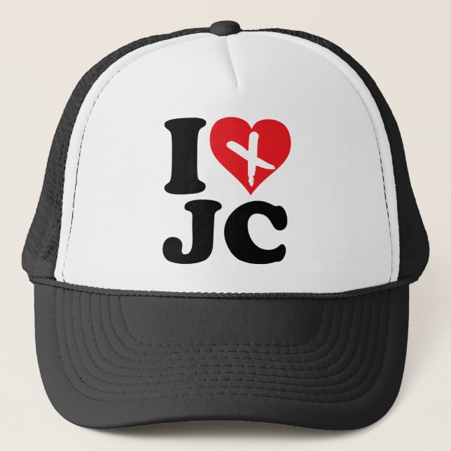 I Heart JC Trucker Hat (Front)