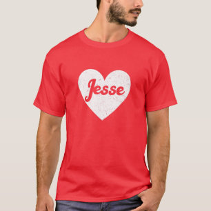 I Heart Jesse - First Names And Hearts, I Love Jes T-Shirt