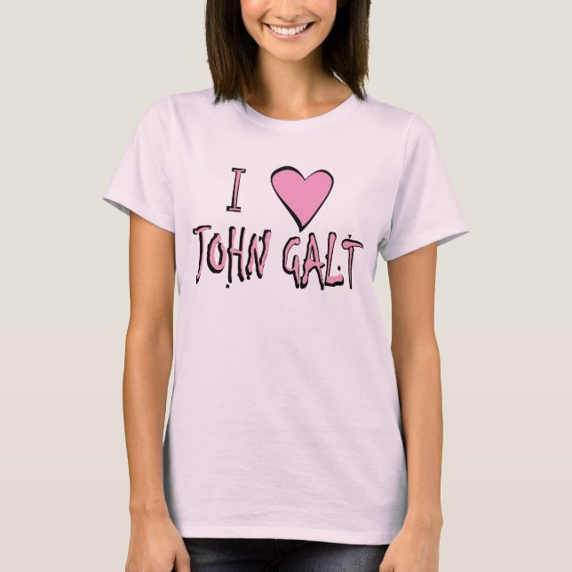 I heart John Galt Tee (Front)