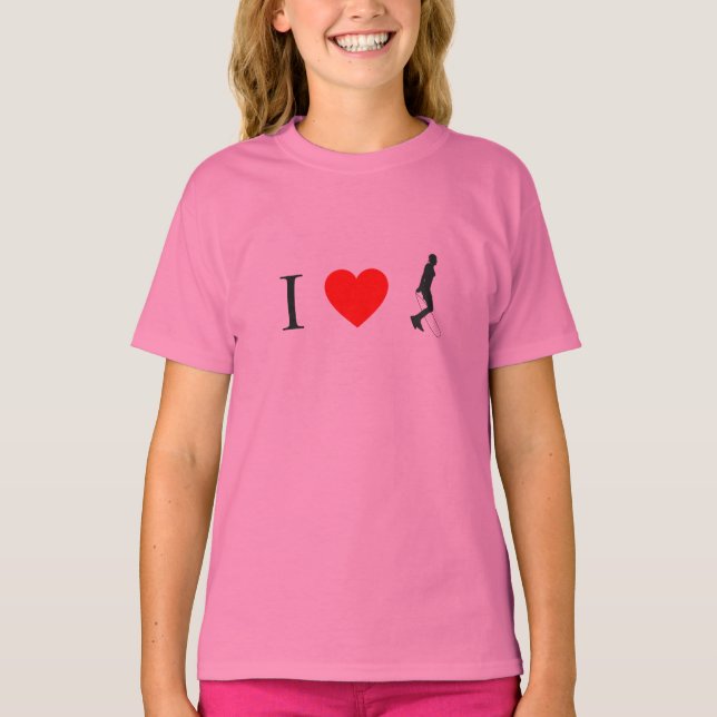 I heart jump rope T-Shirt (Front)