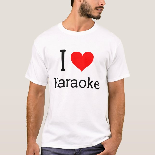 I (heart) Karaoke T-Shirt (Front)