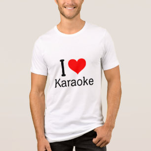 I (heart) Karaoke Tri-Blend Shirt