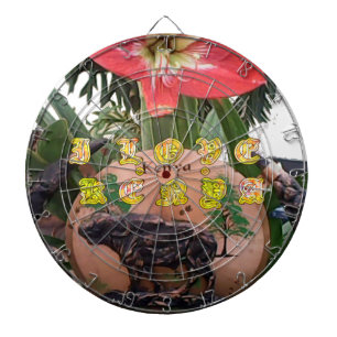 I (Heart) Kenya Buffalo Patch/Print Dartboard