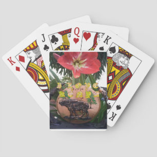 I (Heart) Kenya Buffalo Patch/Print Playing Cards