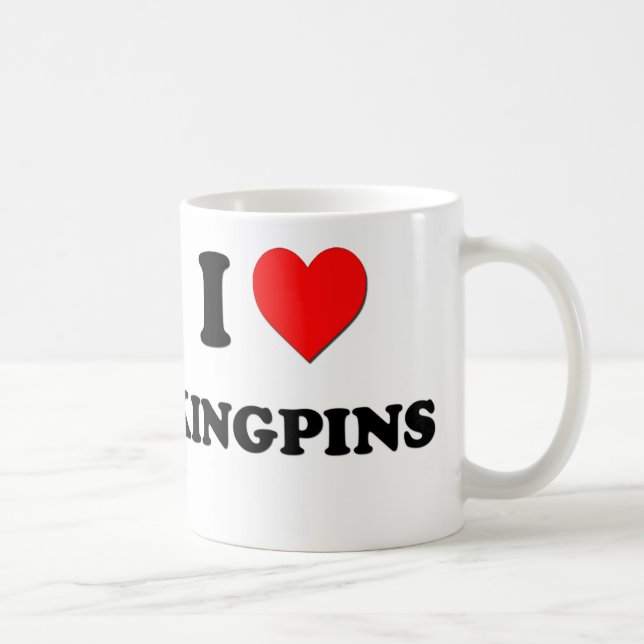 I Heart Kingpins Coffee Mug (Right)