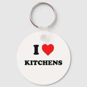 I Heart Kitchens Key Ring