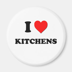 I Heart Kitchens Magnet