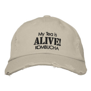 I heart Kombucha Embroidered Hat