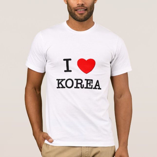 I HEART KOREA T-Shirt (Front)