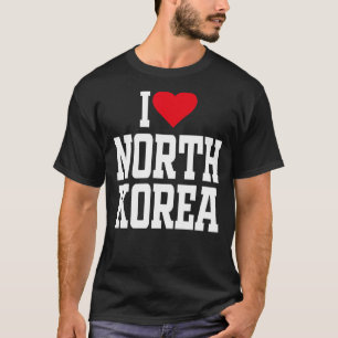 I Heart Korea with Red heart I love Korea 1 T-Shirt