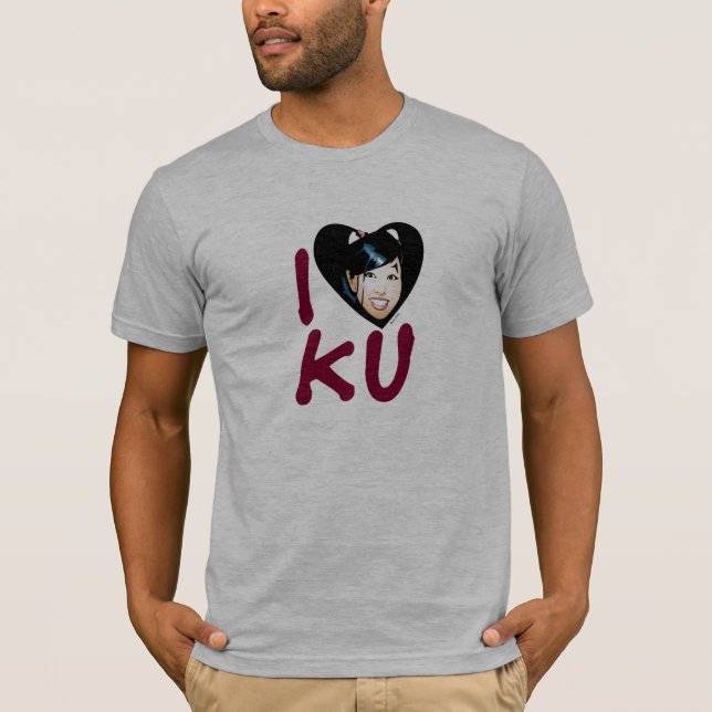 I Heart Ku Men's T-shirt (Front)