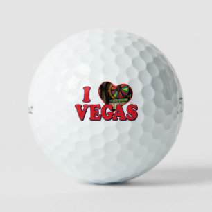 I heart Las Vegas Slots Golf Balls