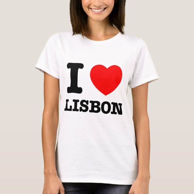 I Heart Lisbon T-Shirt (Front)