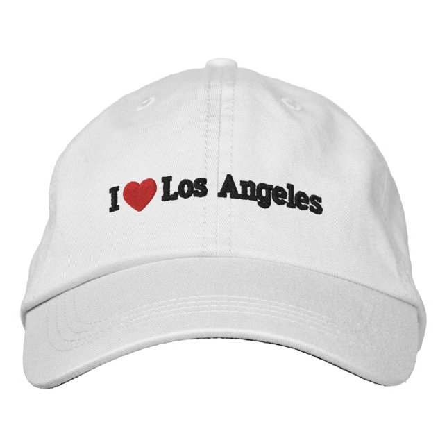 I Heart Los Angeles Embroidered Hat (Front)