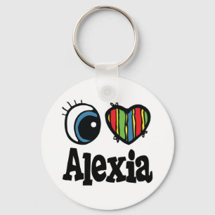 I Heart (Love) Alexia Key Ring