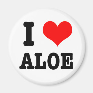 I HEART (LOVE) ALOE MAGNET