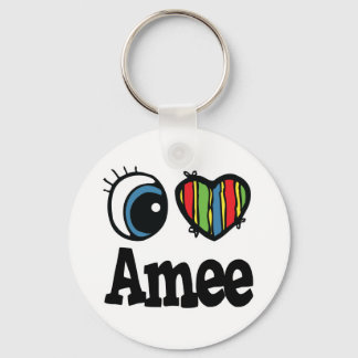 I Heart (Love) Amee Key Ring
