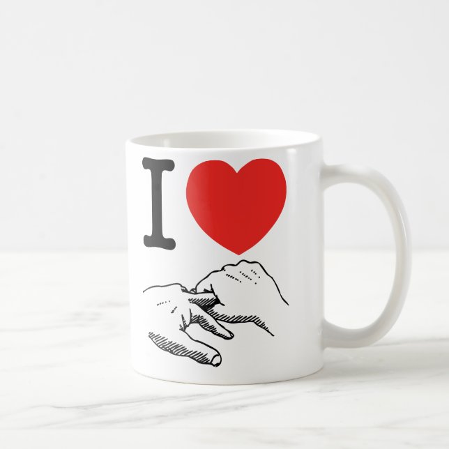 I Heart (Love) Anal Coffee Mug (Right)