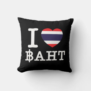 I Heart (Love) Baht Cushion
