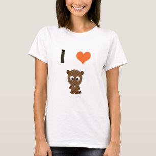 I heart (love) Beavers T-Shirt