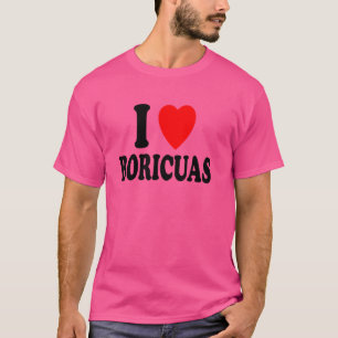 I Heart (Love) Boricuas Attraction Preference Puer T-Shirt