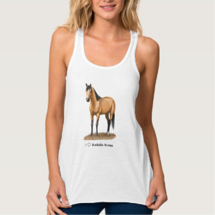 I Heart (Love) Buckskin Horses Singlet