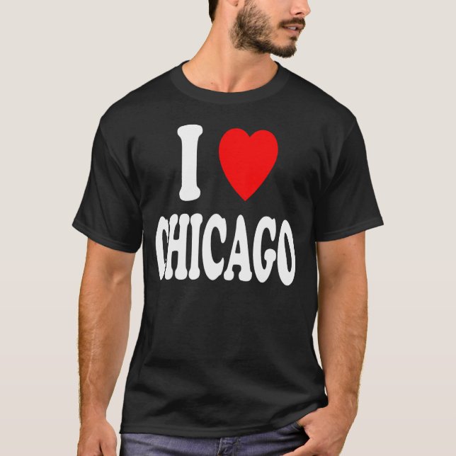 I Heart (Love) Chicago T-Shirt (Front)