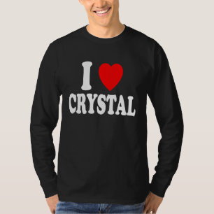 I Heart Love Crystal Cute Matching Couple Spouse T-Shirt