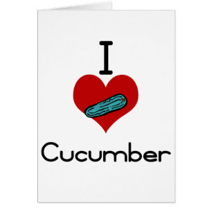 I heart-love cucumber