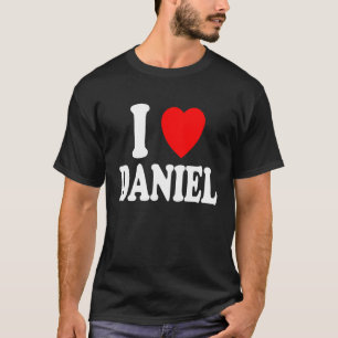 I Heart Love Daniel Cute Matching Couple Spouse T-Shirt