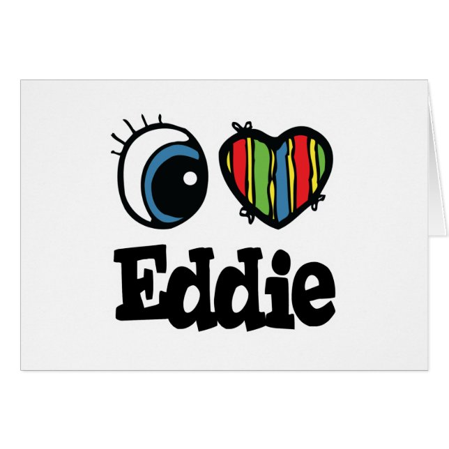 I  Heart (Love) Eddie (Front Horizontal)