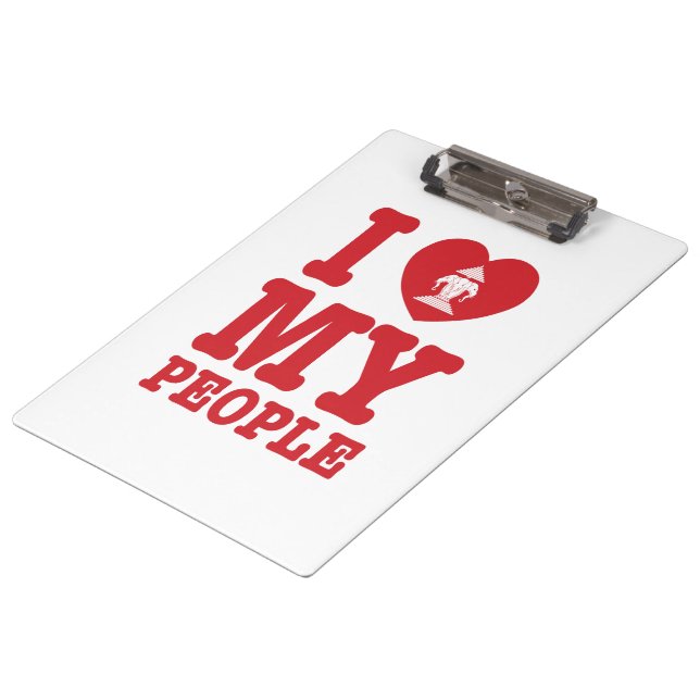 I Heart (Love) Erawan My Lao People Clipboard (Angled)