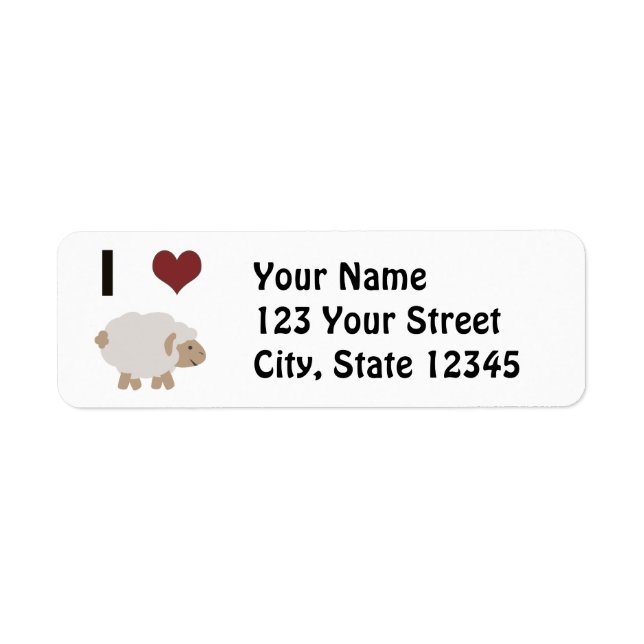 I heart (love) Ewe (you) (Front)