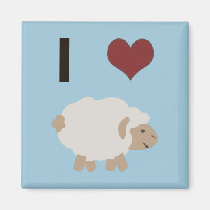I heart (love) Ewe (you) Magnet