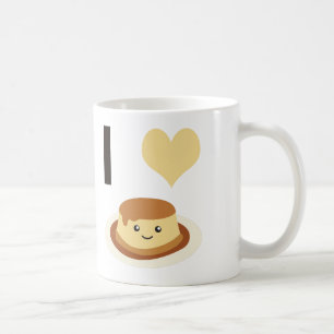 I Heart (love) flan! Coffee Mug