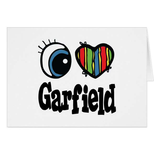 I Heart (Love) Garfield (Front Horizontal)