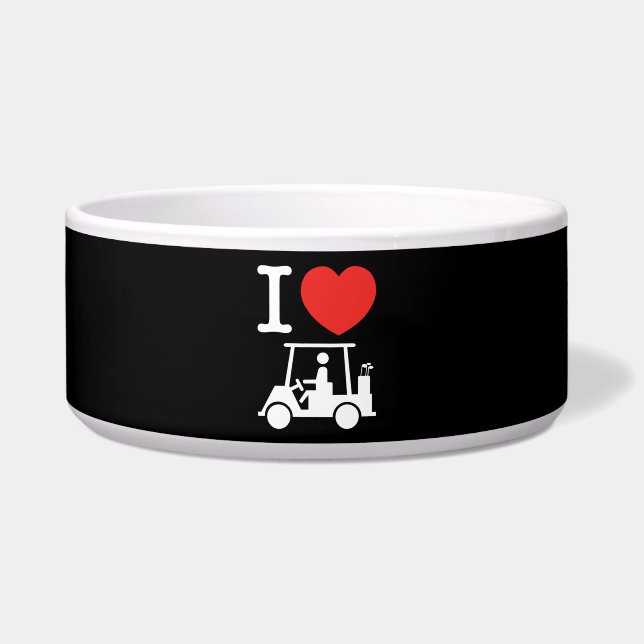 I Heart (Love) Golf Cart (Front)