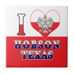 I Heart Love Hobson Texas Tile