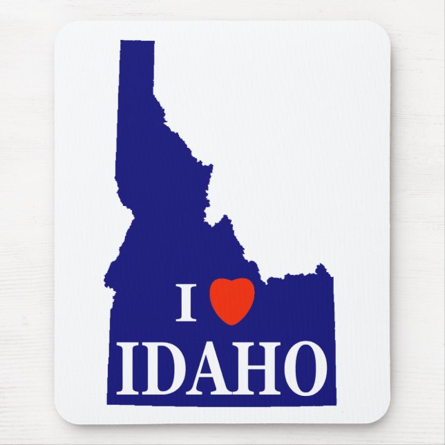 I Heart (Love) Idaho Mouse Pad (Front)
