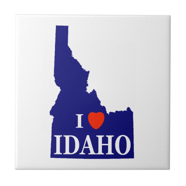 I Heart (Love) Idaho Tile (Front)