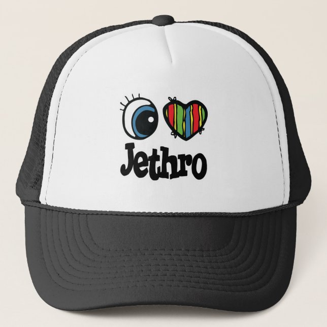 I Heart (Love) Jethro Trucker Hat (Front)