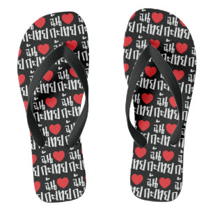 I Heart (Love) Kathoey (Ladyboy) // Thai Language Jandals