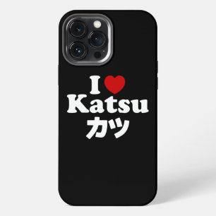 I Heart [Love] Katsu カツ iPhone 13 Pro Max Case